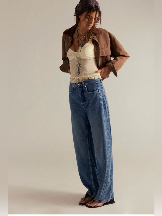 We The Free Denim - Free People We The Free Truro Baggy Puddle Jeans